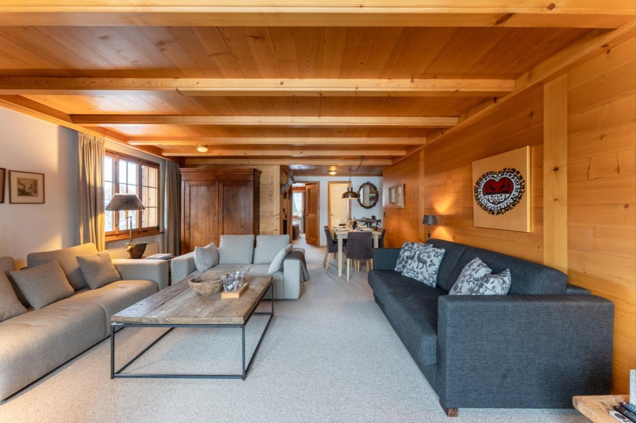 Cozy Place In Gstaad Center Bagian luar foto